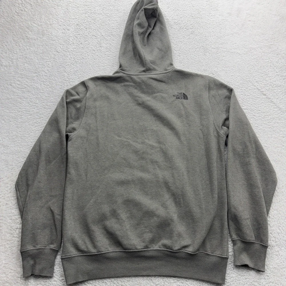 The North Face Mens Gray Bear Graphic Logo Pullover Hoodie Small NF0A3X6O